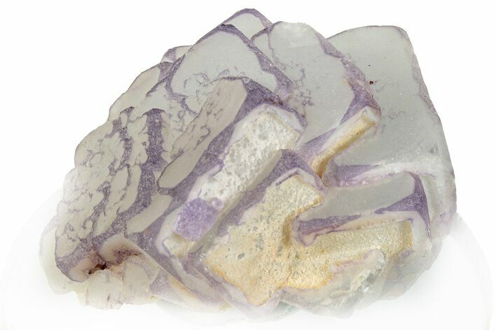 Purple Edge Fluorite - Qinglong Mine, China #295042